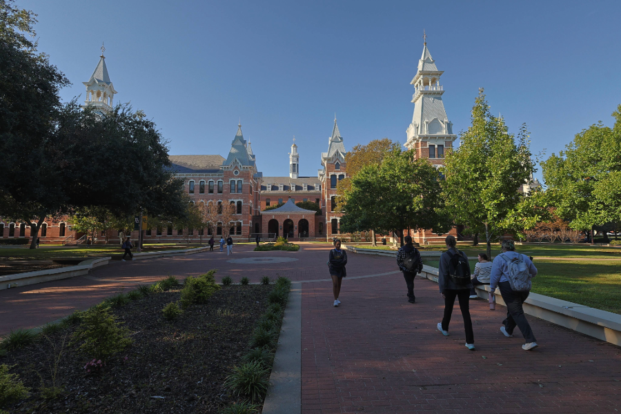 Old Main and Draper Hall at Baylor University